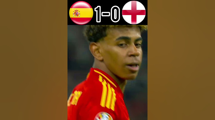 España 🆚 Inglaterra Final Euro