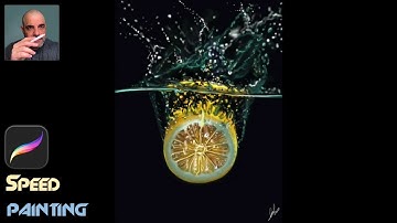 Digital art for beginners illustrator hyperrealistic lemon