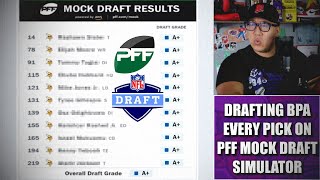We Drafted BPA for the Minnesota Vikings on the PFF Mock Draft Simulator. Here's What Happened. 👀👀👀