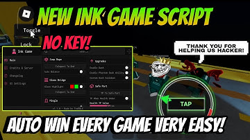 Ink Game Script *NO KEY* - Aimbot, Jump Rope, Rebel, Glass Vision,Kill Aura,Auto Dalgona,Hide & Seek