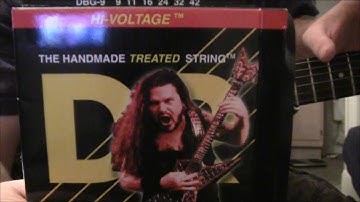 DIMBAG DARRELL -DR HI VOLTAGE GUITAR STRING REVIEW!!