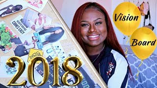 DIY 2018 VISION BOARD | BEST WAY TO REACH YOUR GOALS