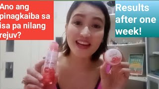 BRILLIANT SKIN TOMATO REJUVENATING SET UPDATE AFTER ONE WEEK | COMPARISON TO PINK SET