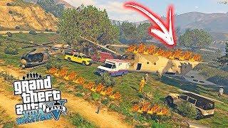 GTA V : VIDA DE MILITAR | QUEDA DE AVIÃO MILITAR NA FLORESTA EP#33 screenshot 4