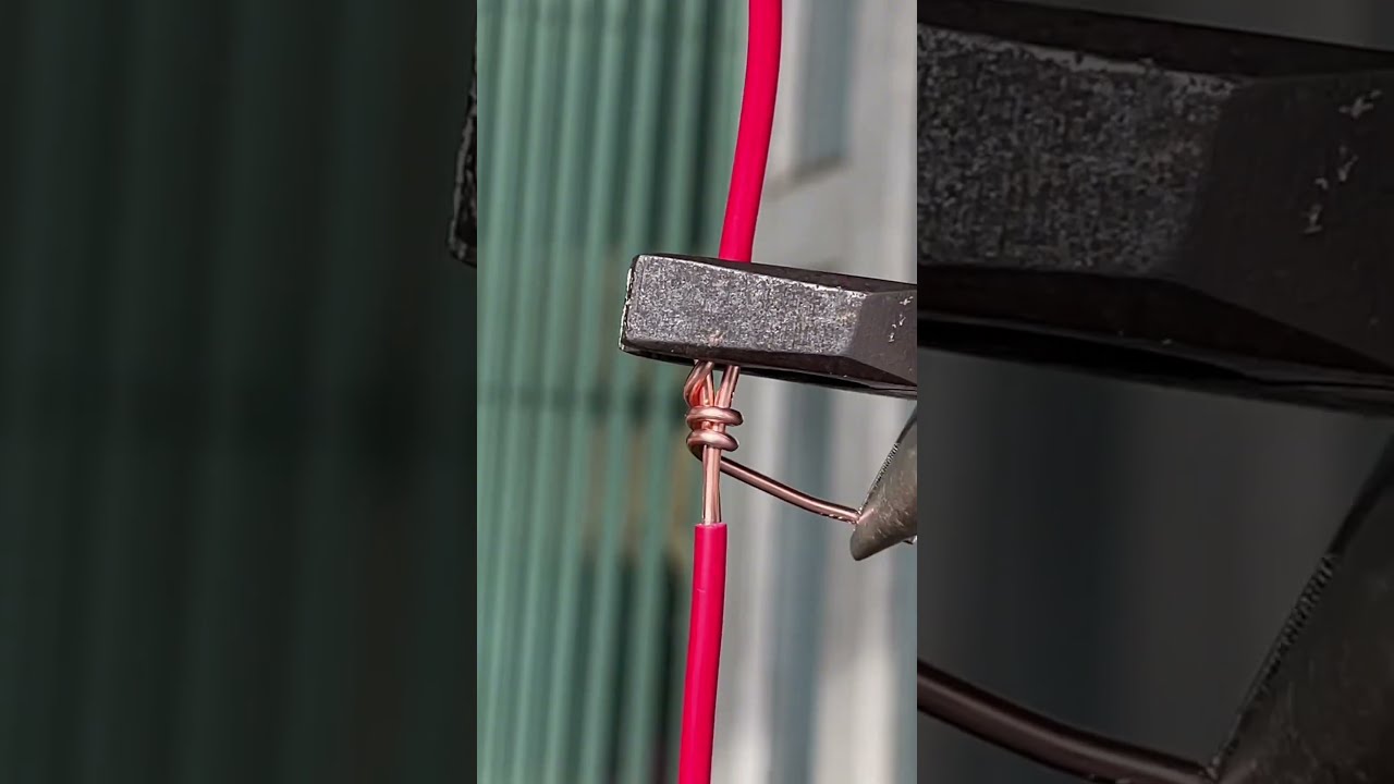 Secure Single Core Wire Twisting Technique Short