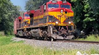 HU ALERT! KC Area action with 6 trains, 6 different RRs, tier 4s, HUs, monster manifests and more!