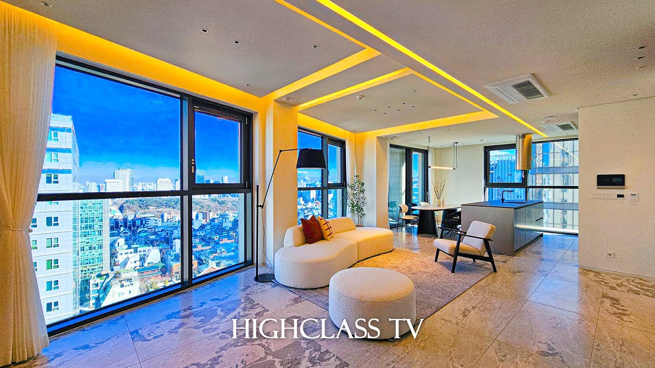 루프탑 테라스 대박~! 상지카일룸 블랙 복층 펜트하우스 보시죠