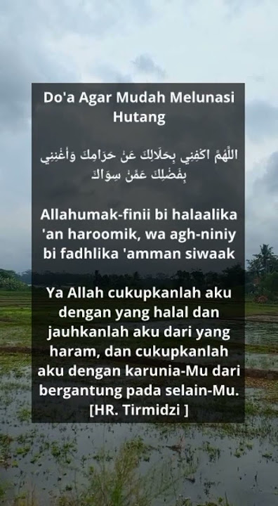 DO'A AGAR MUDAH MELUNASI HUTANG