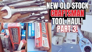 Saved the best for last! Vintage New Old Stock Craftsman Tool Haul - NOS Estate Sale Auction Part 3