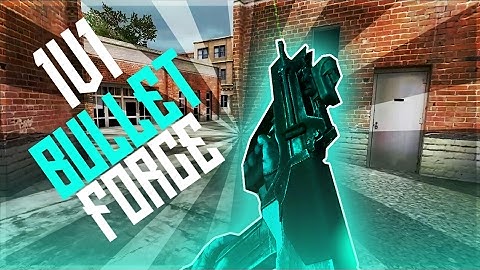 1V1 on BULLET FORCE!? (PLAYING WITH A HIGH PING)