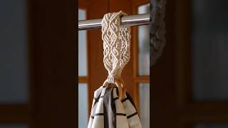 Towel Holder DIY #macrame