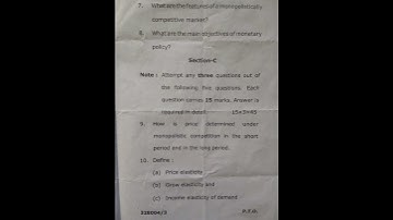 bca 3rd semester question paper  business economics #maashakumbhariuniversity #paper2023 #bca #msu