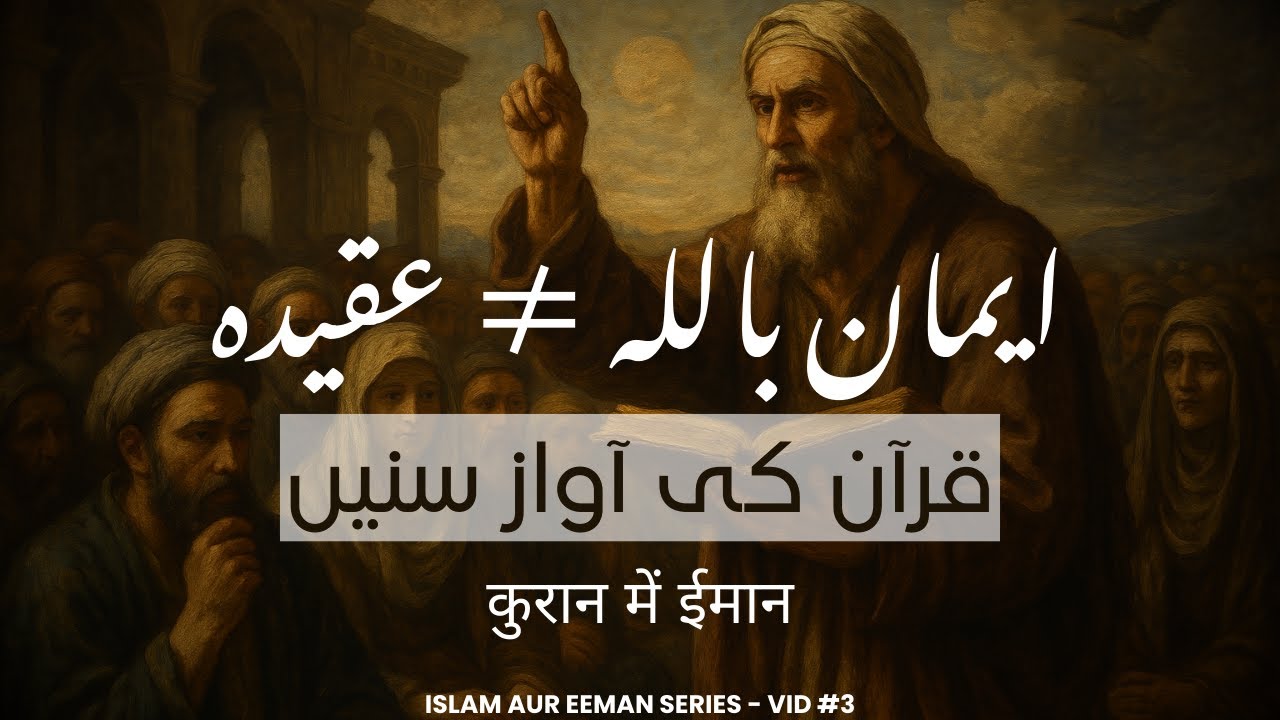 (Urdu/Hindi) ایمان باللہ/ایمان بالغيب زبانی دعویٰ نہیں بلکہ خاص عمل | कुरान में ईमान| Vid #3 #تفسير
