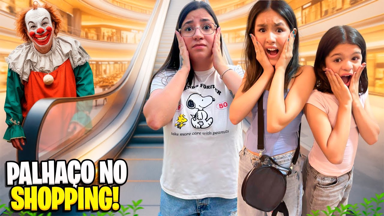 PALHAÇO APARECEU NOVAMENTE NO SHOPPING* FOMOS ESPIONADAS (KETLYNMUSKETO)