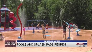 Pools and splash pads open for the season in Winston-Salem