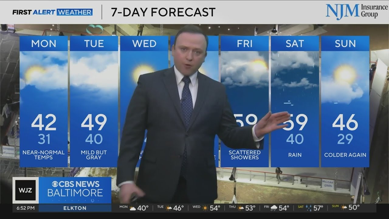 Temperatures warm up later this week in Maryland - YouTube