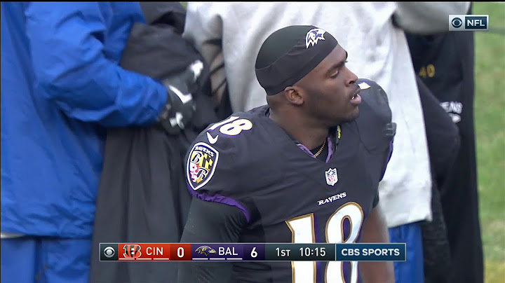 Cincinnati Bengals vs. Baltimore Ravens 11/27/16