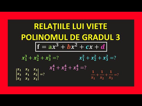 Video: Ce este polinomul de gradul 3?