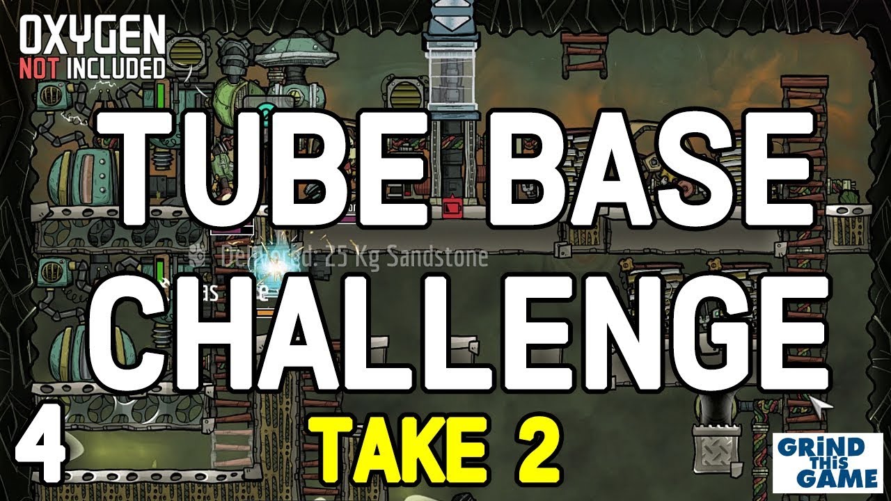 THE TUBE COLONY CHALLENGE (Take 2) #4 - Oxygen Not Included Tubular Upgrade [4k]