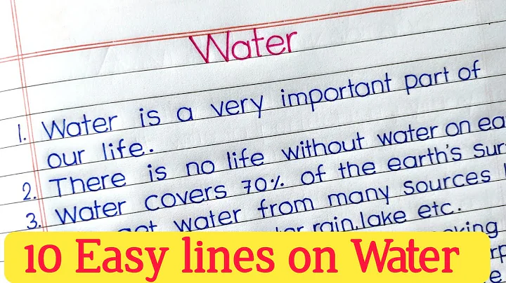 10 lines on water in english | paragraph on water | 10 lines essay on water in english | - DayDayNews