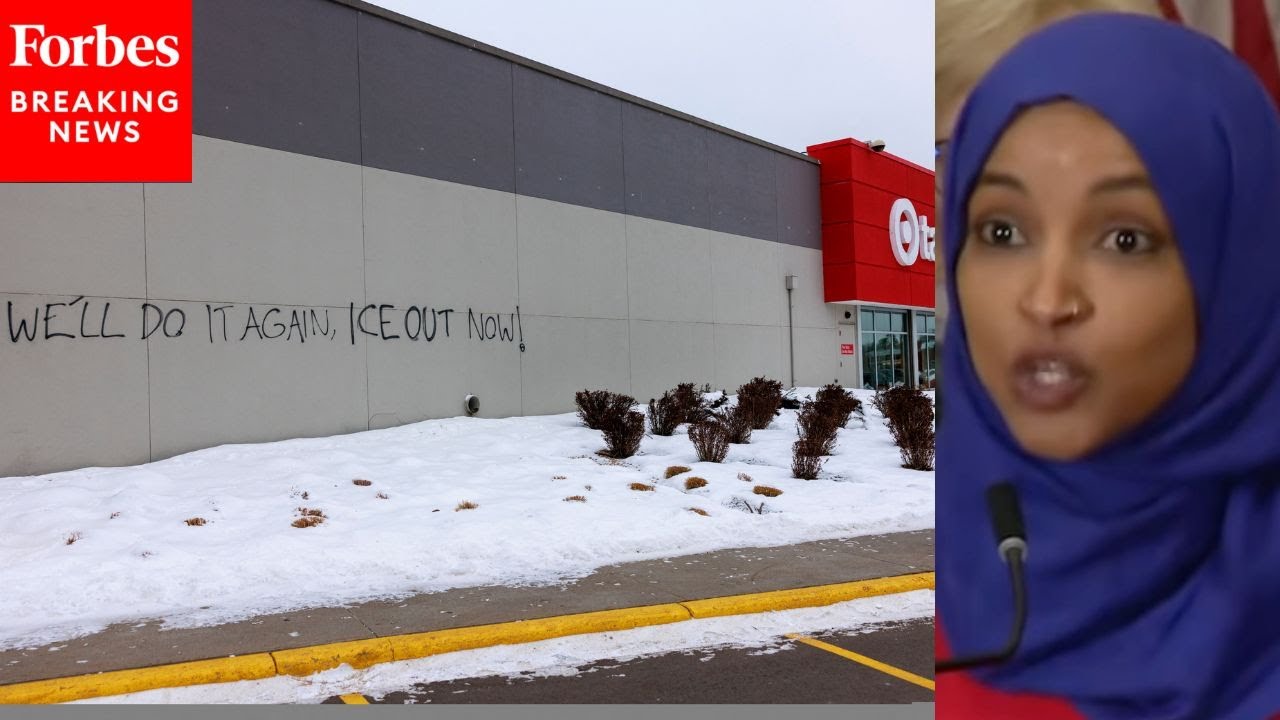 Reporter Asks Ilhan Omar For Message To 'Protesters Who Were Doing Unlawful Acts'