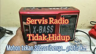 Cara mengatasi Radio tidak bisa hidup