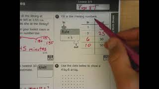 Math Boxes page 87