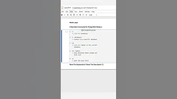 Master Psql 5 Essential Commands For PostgreSQL Mastery Psql PostgreSQL 