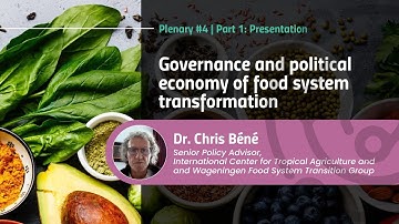 Governance and political economy of food system transformation | 2025 Food Systems e-course
