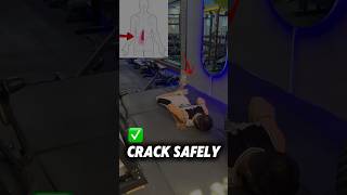 Step-by-Step Back Crack | Relieve Pain & Improve Mobility 🔥💪🏻 @MiladRahimifit