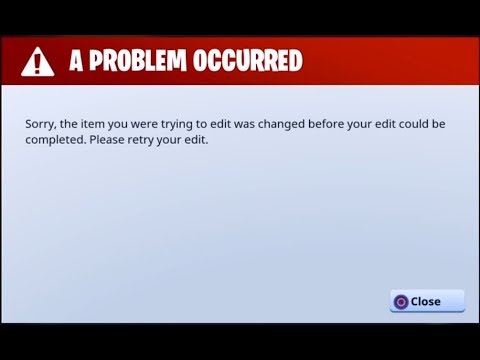 Fortnite - An Error Occurred (27-01-2018)