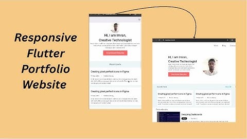 My First Flutter Website – Fully Responsive and Beautiful!