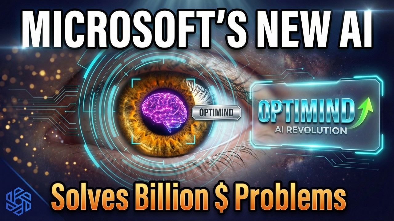 Microsoft's New AI Solves Billion Dollar Problems in Minutes - OptiMind Explained