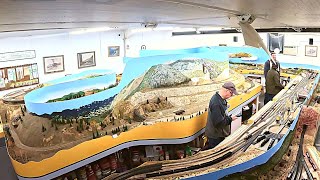 GIGANTIC MODEL LAYOUT - The Scenic Line Model Railroad Club!