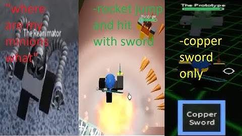 Beating all 3 minibosses the chad way (Randomly Generated droids)