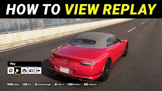 How to View Replay in Forza Horizon 6