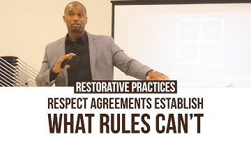 Restorative Practices: Respect Agreements Establish What Rules Can