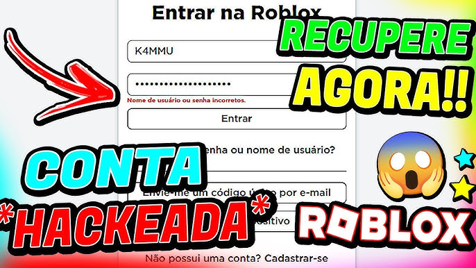 COMO RECUPERAR CONTA / SENHA DO ROBLOX MESMO SEM E-MAIL CADASTRADO 