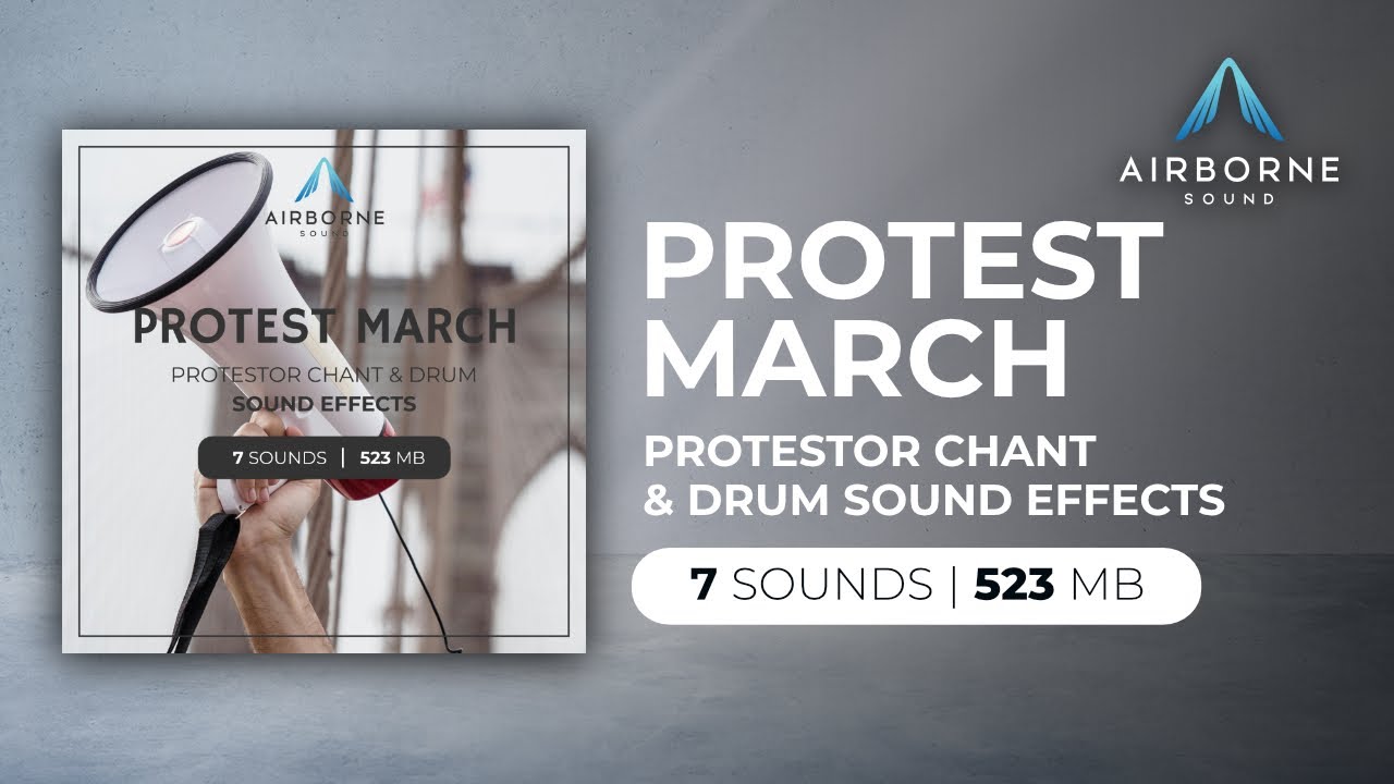 Protest March Sound Effects Library - YouTube