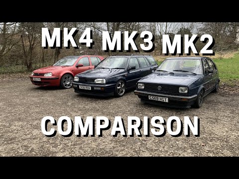 Mk2/Mk3/Mk4 Golf Comparison and Buyers Guide. (ALL the Differences)