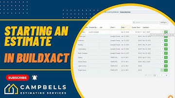 Starting an Estimate in Buildxact: A Quick and Easy Guide