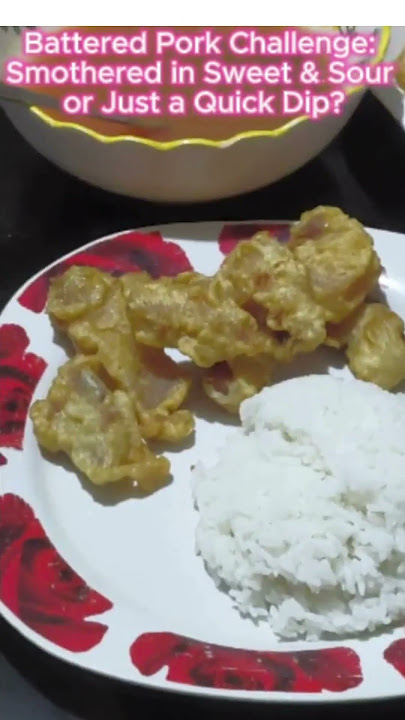 Which Side Are You On? Smothered in Sweet & Sour Sauce or Just a Quick Dip? #food #cooking #cook