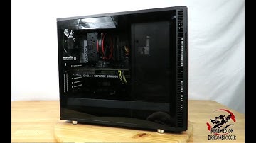Showcasing the Fractal Design Define R6 Blackout TG case