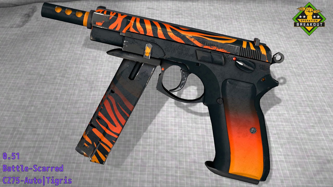 CS:GO CZ75 Auto Tigris - CSGOWeapons.com - YouTube