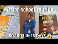 Boards in Just 15 Days 😭| My After School Routine as a Class 10 Student |Harshika kushwaha