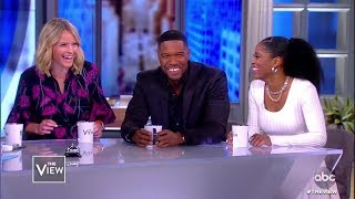 Michael Strahan Sara Haines and Keke Palmer Play a Game and Dance Off The View