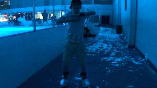 icesheffield skater showing off his dance moves