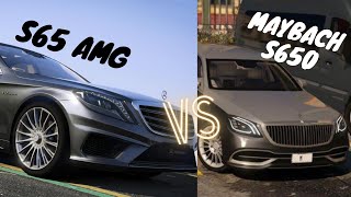 GTA 5-Which Car is Better?2020 MercedesMaybach S650 VS Mercedes S65 AMG-Driving with🎮Xbox Controller Mercedes S65 Amg Vs Maybach S650