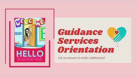 Guidance Orientation S.Y. 2020-2021