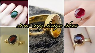Stylish stone ring designs Ideas 2022// different types of stone ring and colors